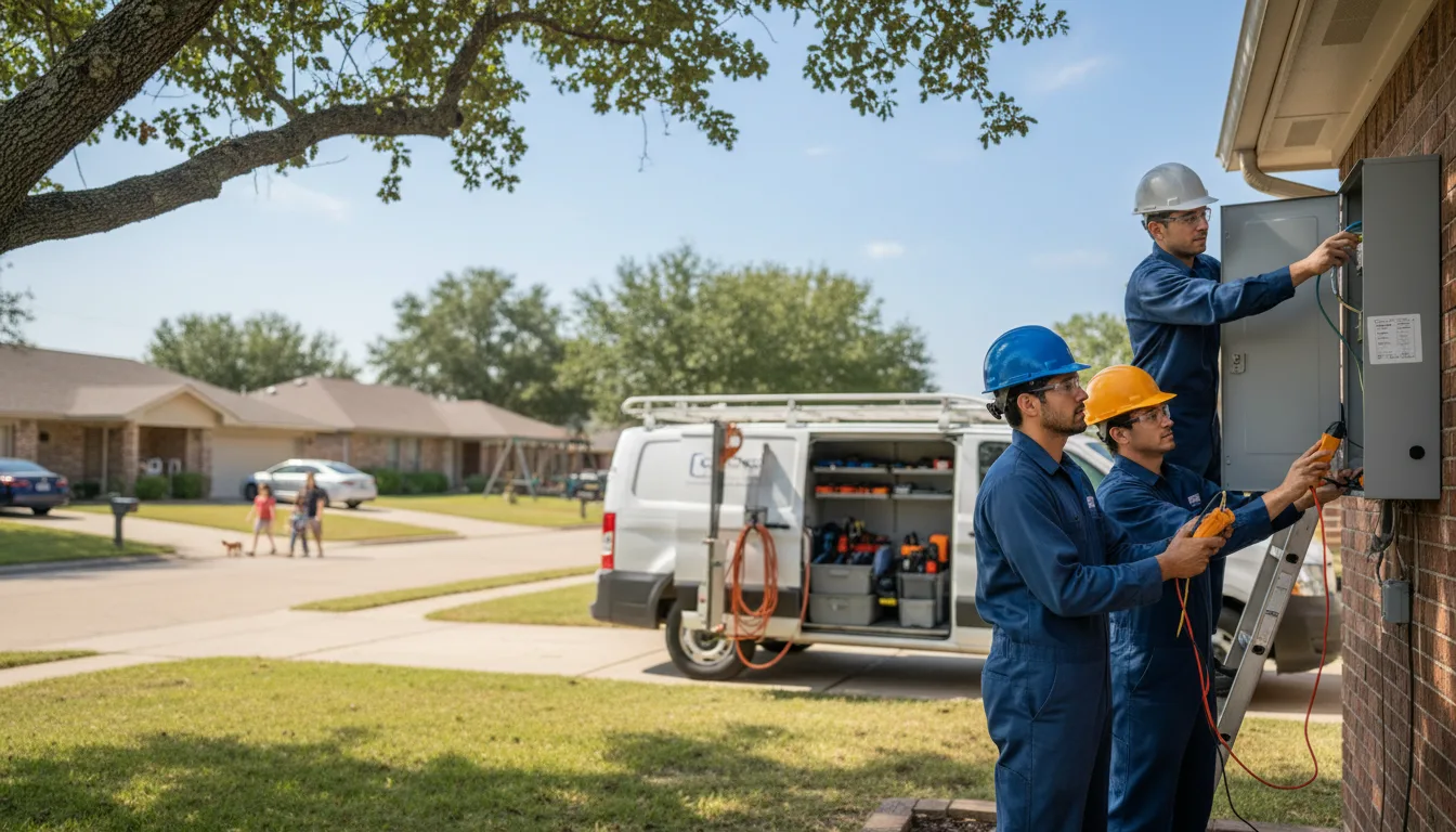 Certified electrician providing emergency electrical services in Dalton, NE